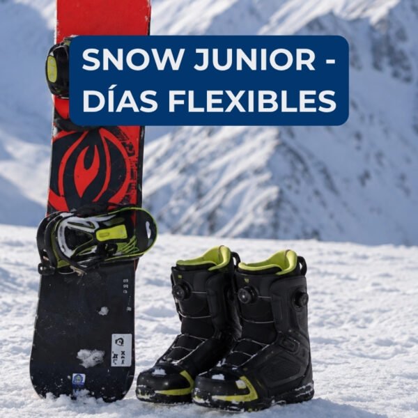 Tablas y Botas Junior Snowboard – Días Flexi (elegí de 1 a 10 días)