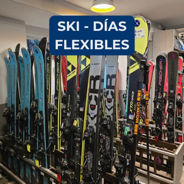 Tablas y Botas Adulto Ski – Días Flexi (elegí de 1 a 10 días)